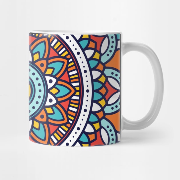 mandala-design, mandala-art, geometric, abstract, mandala and spirituality, colorful, rainbow, mandala pattern, mandala flower patterns, Flower Mandala ,Spirituality by Utopia Shop